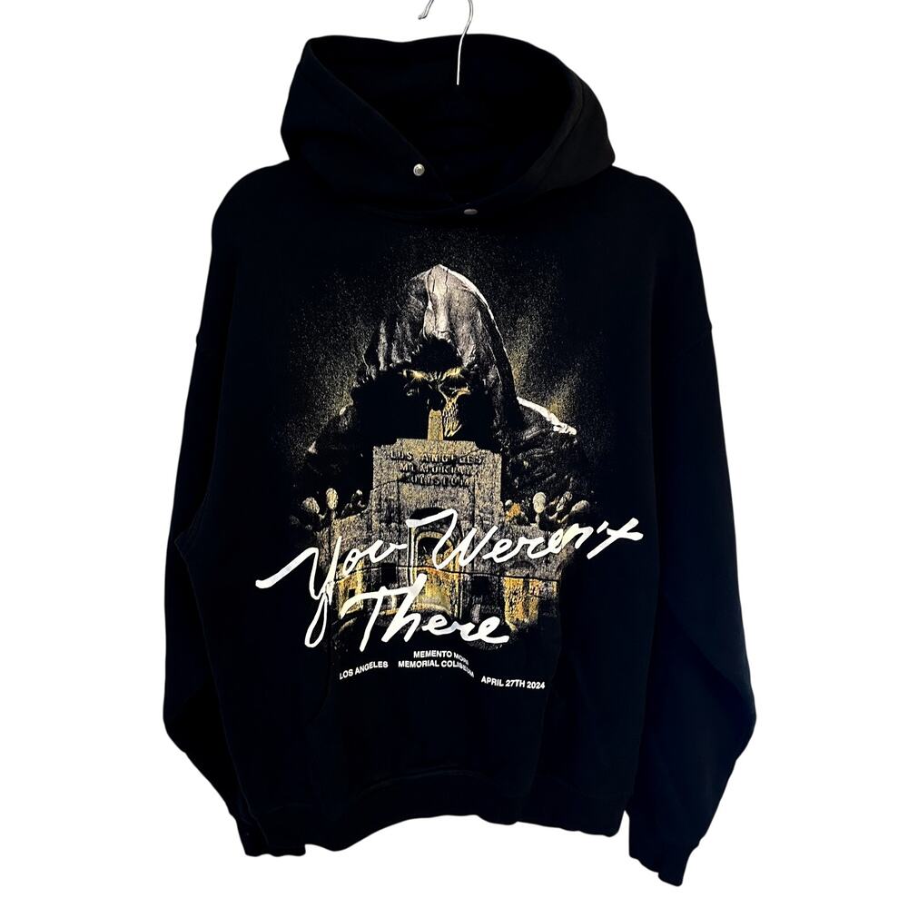 NWT DarcSport Memento Mori You Weren't There Tour LA Hoodie Black - Small